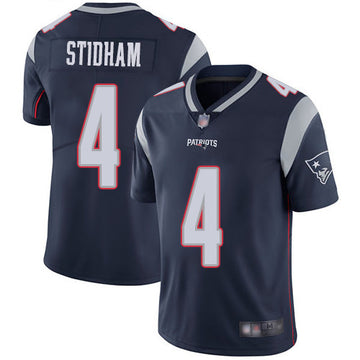 Jarrett Stidham New England Patriots navy Vapor jersey