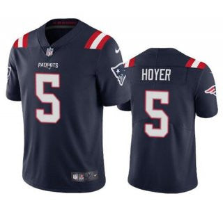 Brian Hoyer New England Patriots navy Vapor jersey