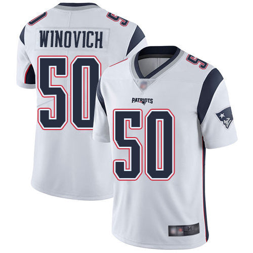 Chase Winovich New England Patriots white Vapor jersey