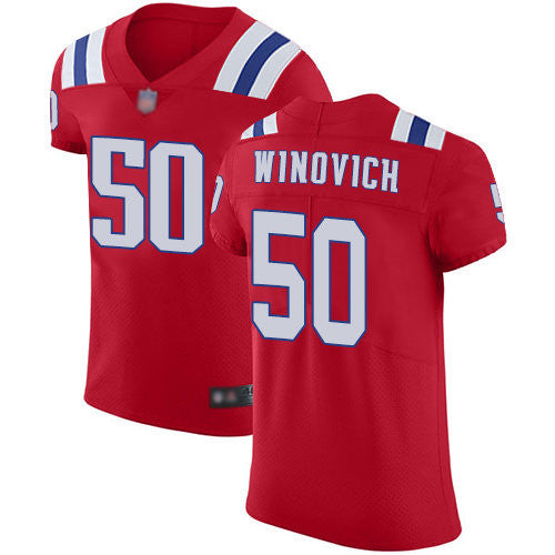 Chase Winovich New England Patriots red Vapor jersey