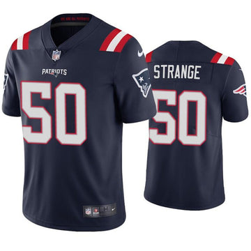 Cole Strange New England Patriots navy Vapor jersey