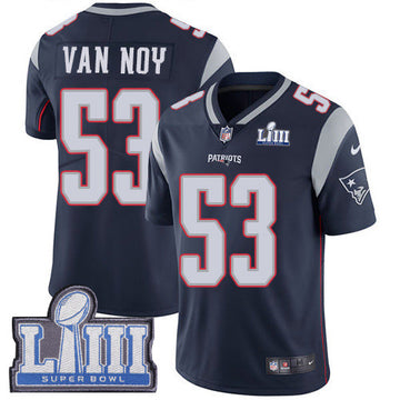 Kyle Van Noy New England Patriots navy Vapor jersey