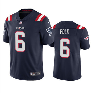 Nick Folk New England Patriots navy Vapor jersey