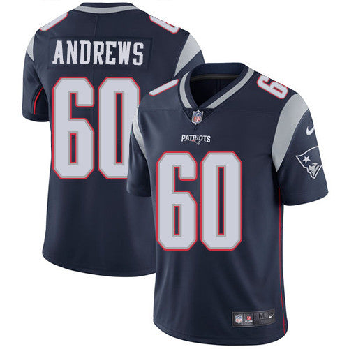 David Andrews New England Patriots navy Untouchable jersey
