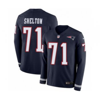 Danny Shelton New England Patriots navy Limited jersey