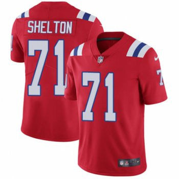 Danny Shelton New England Patriots red Vapor jersey