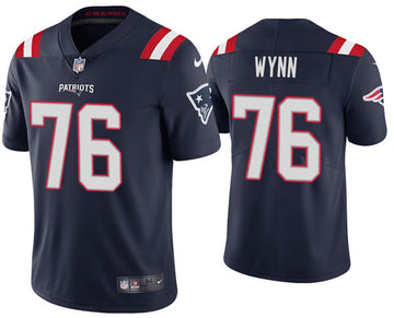 Isaiah Wynn New England Patriots navy Vapor jersey