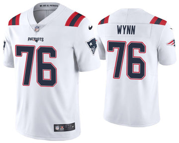 Isaiah Wynn New England Patriots white Vapor jersey
