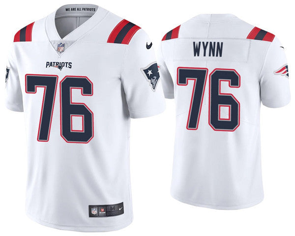Isaiah Wynn New England Patriots white Vapor jersey