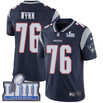 Isaiah Wynn New England Patriots navy Vapor jersey