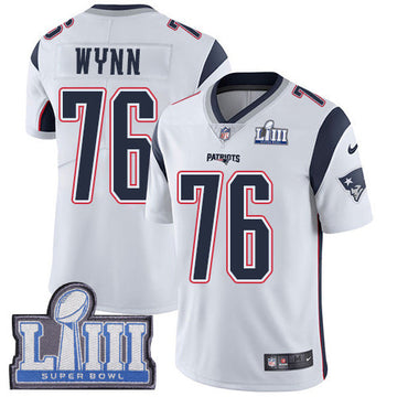 Isaiah Wynn New England Patriots white Vapor jersey