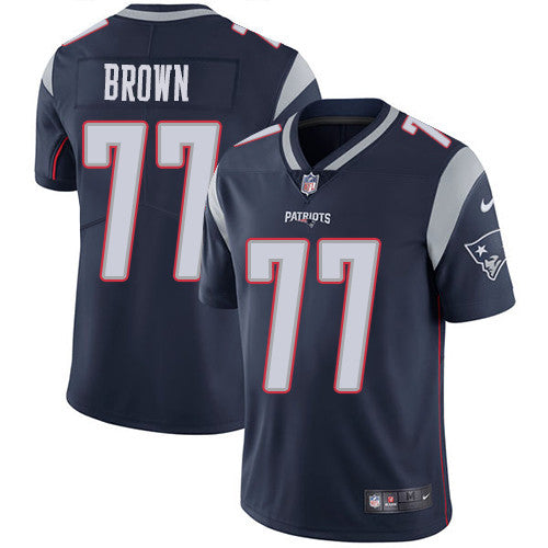 Trent Brown New England Patriots navy Untouchable jersey