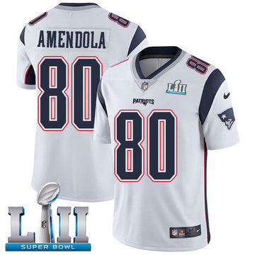 Danny Amendola New England Patriots white Game jersey