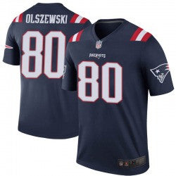 Gunner Olszewski New England Patriots navy Color Rush jersey