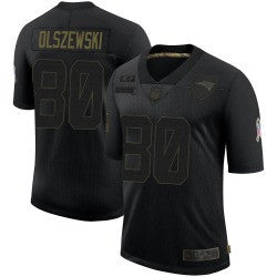 Gunner Olszewski New England Patriots black Salute To Service jersey