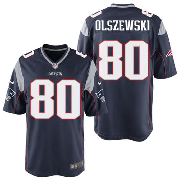 Gunner Olszewski New England Patriots navy Limited jersey