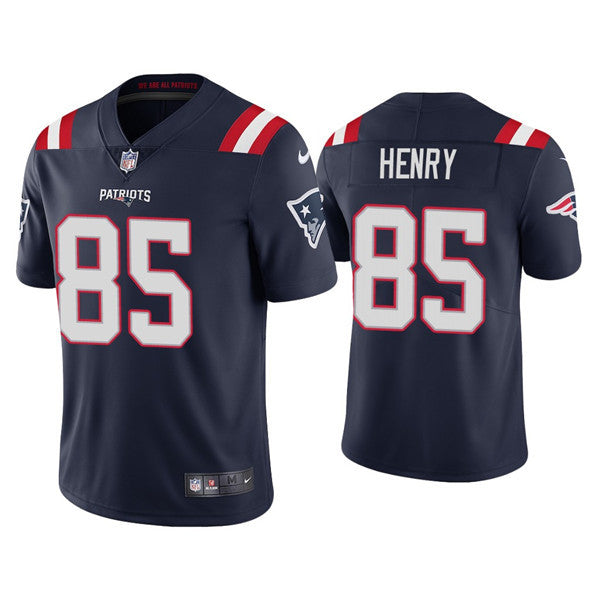 Hunter Henry New England Patriots navy Vapor jersey