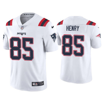 Hunter Henry New England Patriots white Vapor jersey