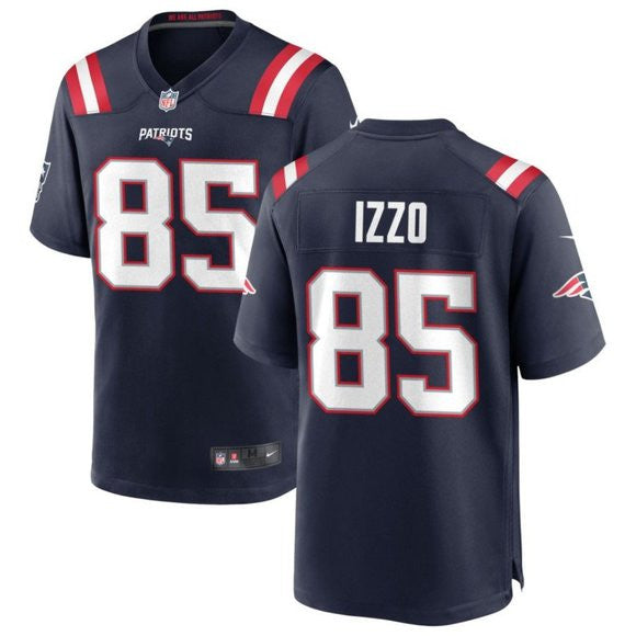 Ryan Izzo New England Patriots navy Vapor jersey