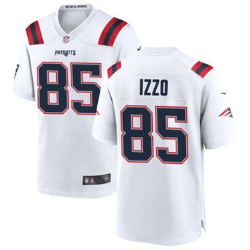 Ryan Izzo New England Patriots white Vapor jersey