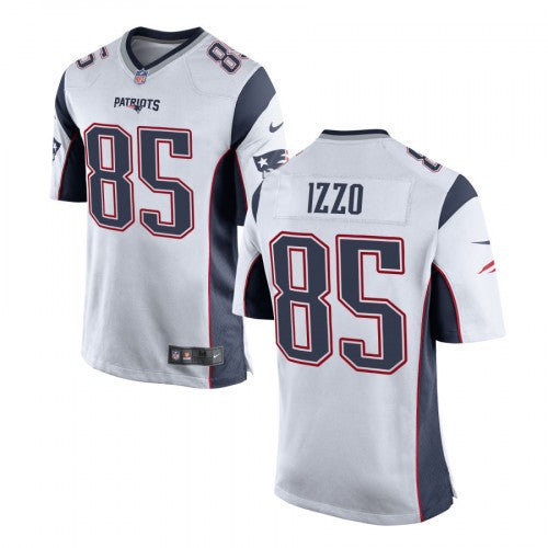 Ryan Izzo New England Patriots white Vapor jersey