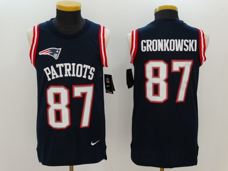 Rob Gronkowski New England Patriots navy Limited jersey