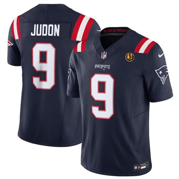 Matthew Judon New England Patriots navy Vapor jersey