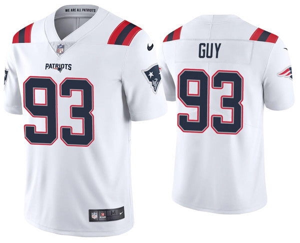 Lawrence Guy New England Patriots white Vapor jersey
