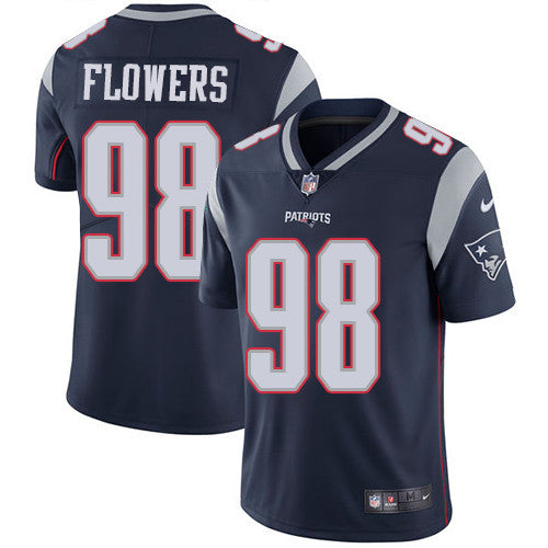 Trey Flowers New England Patriots navy Untouchable jersey