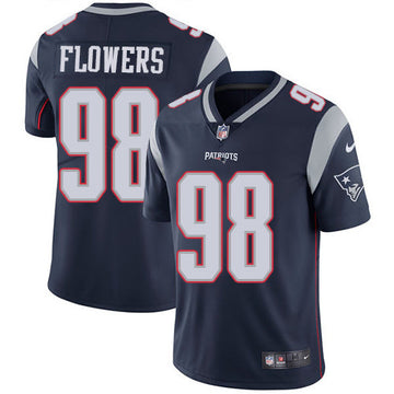 Trey Flowers New England Patriots navy Untouchable jersey