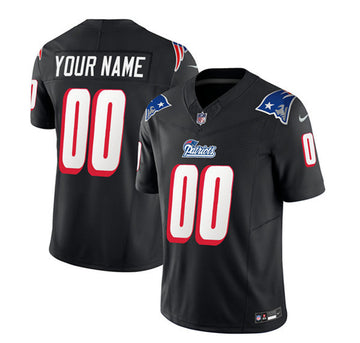 Custom New England Patriots black Limited jersey