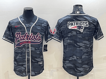 New England Patriots grey Camo jersey