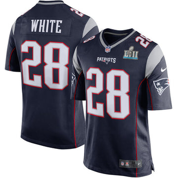 James White New England Patriots navy Game jersey