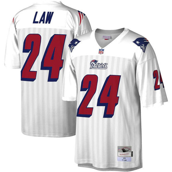 Mitchell Ness Ty Law New England Patriots white jersey