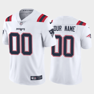New England Patriots white Vapor jersey