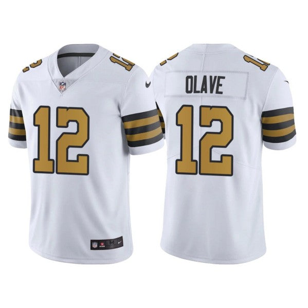 Chris Olave New Orleans Saints white Limited jersey