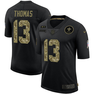 Michael Thomas New Orleans Saints black Salute To Service jersey