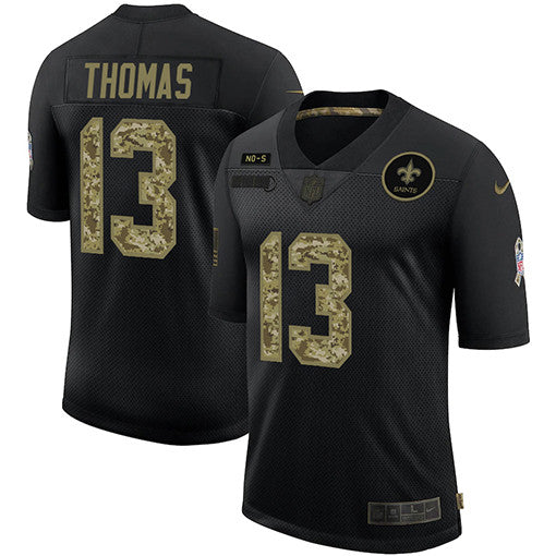 Michael Thomas New Orleans Saints black Salute To Service jersey
