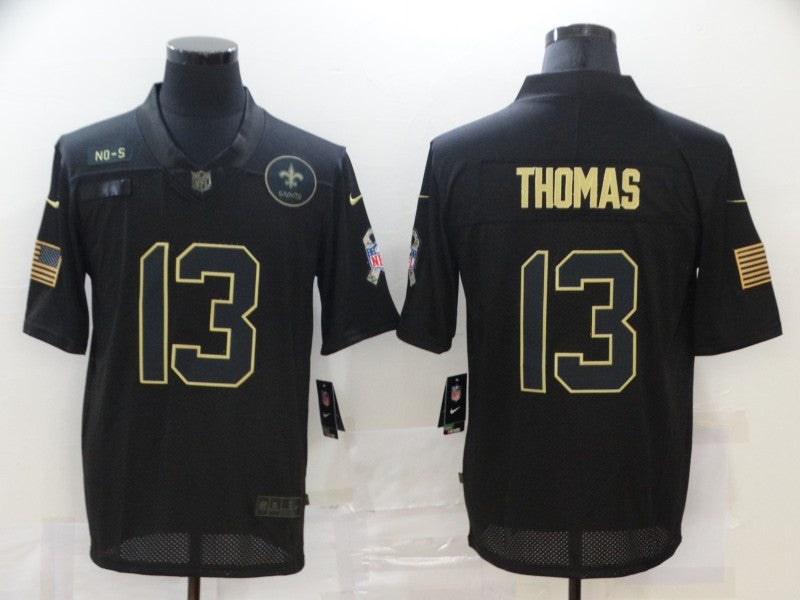 Michael Thomas New Orleans Saints black Salute To Service jersey