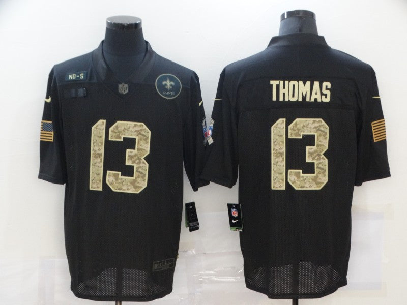 Michael Thomas New Orleans Saints black Salute To Service jersey