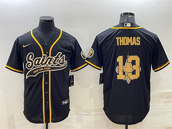 Michael Thomas New Orleans Saints black jersey