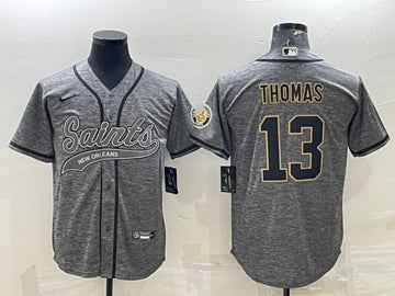 Michael Thomas New Orleans Saints gray jersey