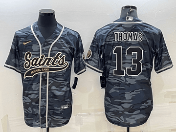 Michael Thomas New Orleans Saints grey Camo jersey