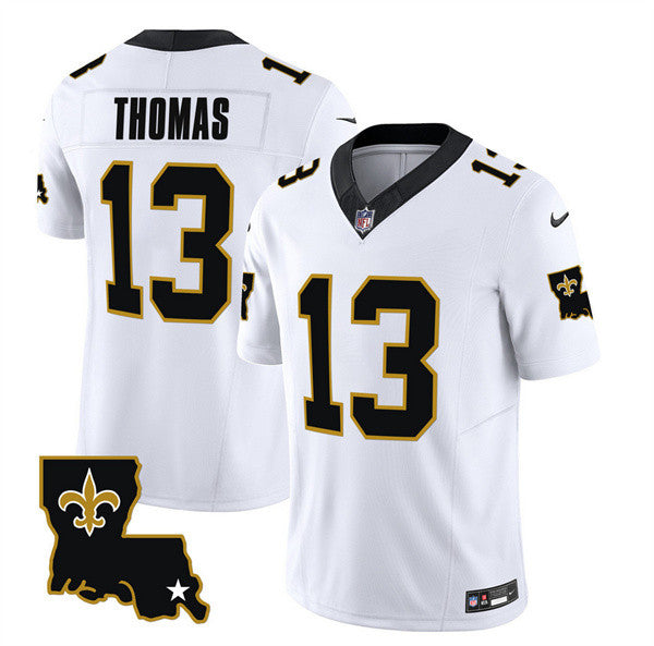 Michael Thomas New Orleans Saints white Vapor jersey