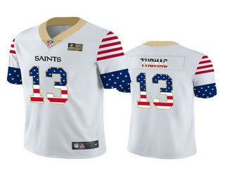 Michael Thomas New Orleans Saints white jersey