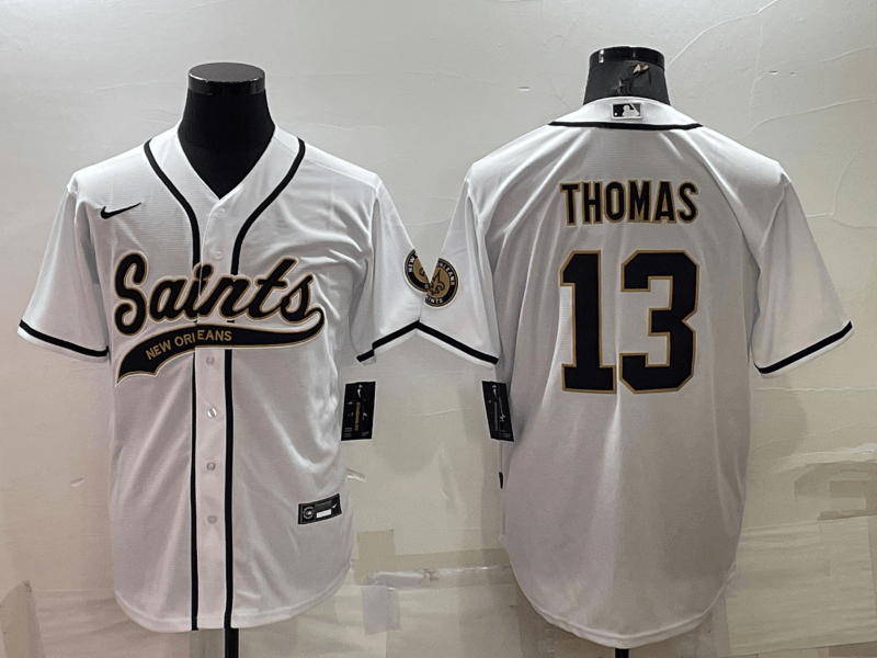 Michael Thomas New Orleans Saints white jersey