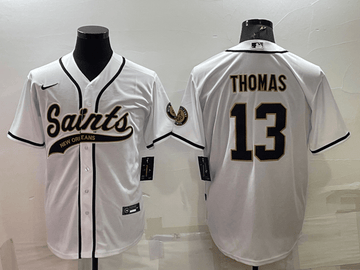Michael Thomas New Orleans Saints white jersey