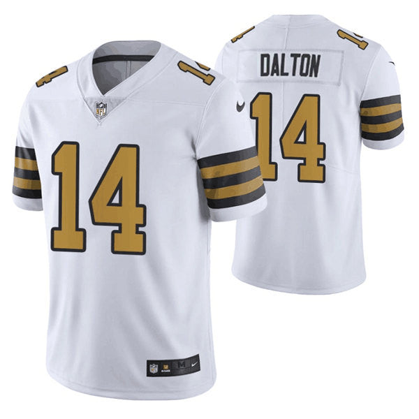 Andy Dalton New Orleans Saints white Color Rush jersey