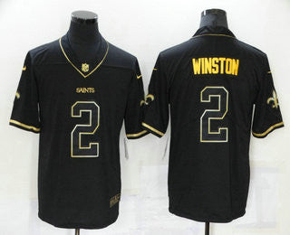 Jameis Winston New Orleans Saints black Limited jersey