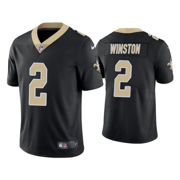 Jameis Winston New Orleans Saints black Vapor jersey